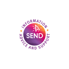 Logo reading SEND Support and Advice
