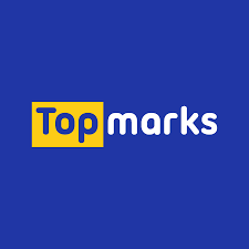 Logo with Top Marks written on it. 
