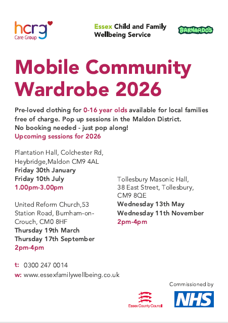 2026 Dates for the Community Wardrobe