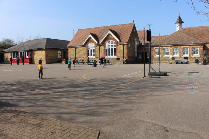Photo of Tolllesbury School from the playground