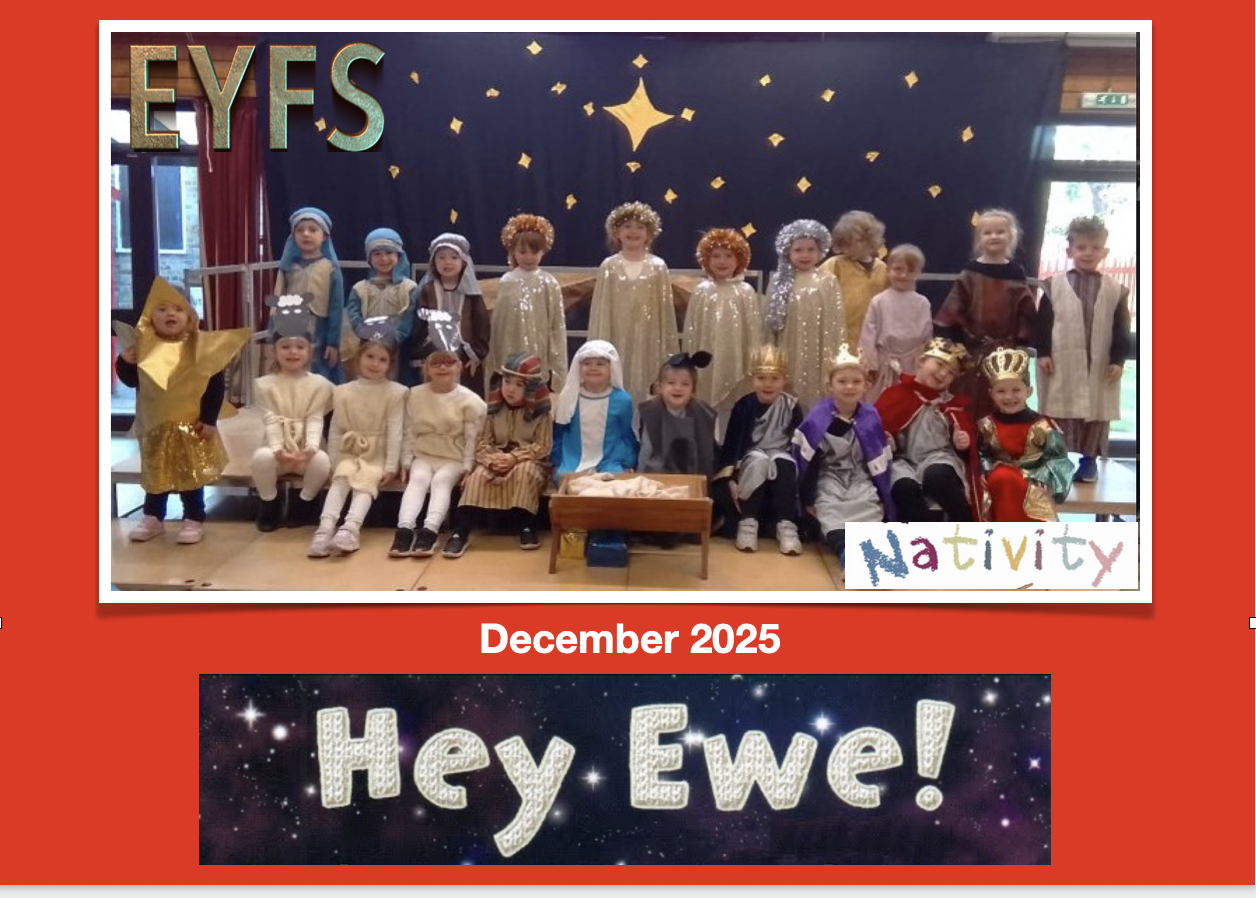 Hey Ewe Nativity - Class Picture Children dressed up for the Hey Ewe Nativity.